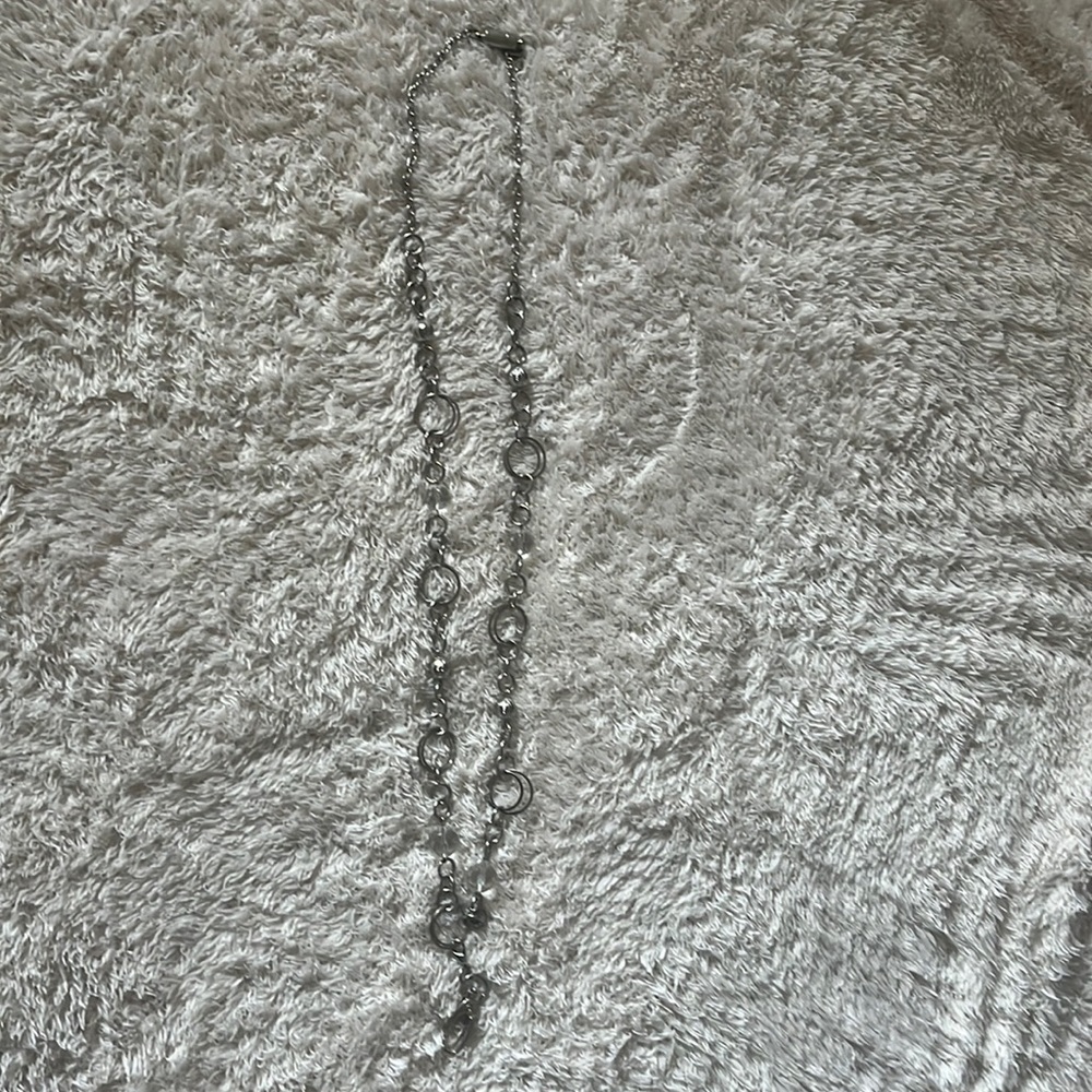 metal and bead lanyard